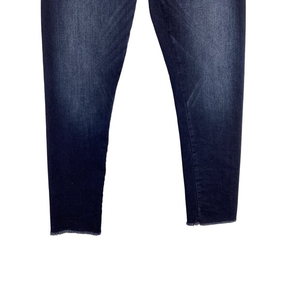 Wit & Wisdom Womens Dark Wash Skinny Jeans Size 4 Ankle Cropped Stretch - Picture 4 of 10